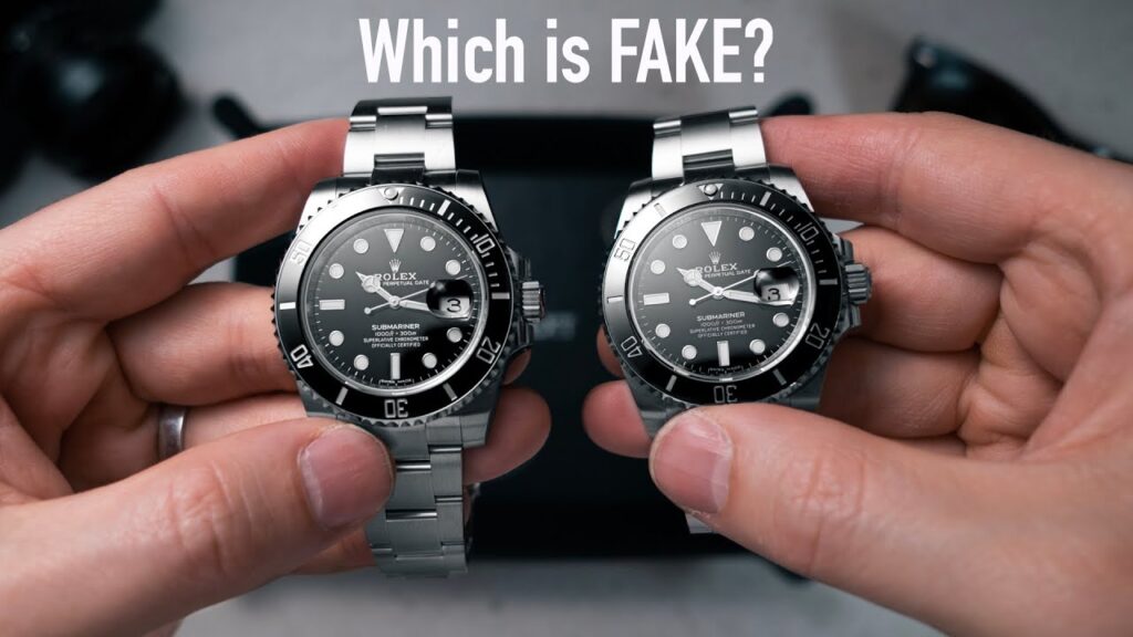 How can sellers protect themselves against counterfeit Swiss watches in the market?